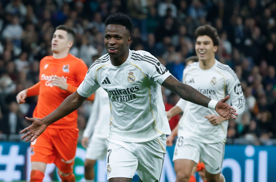 Real Madrid golea a Real Sociedad y asume el liderato en LaLiga