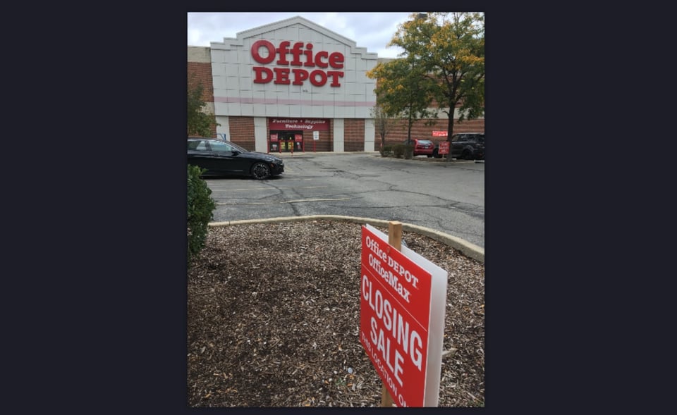 Cierre de Office Depot activa liquidación total