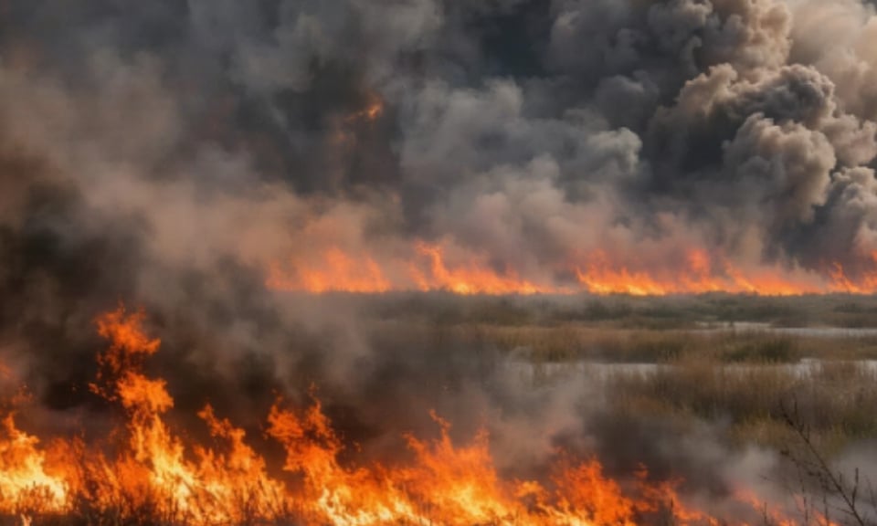incendio, everglades, florida, emergerncia