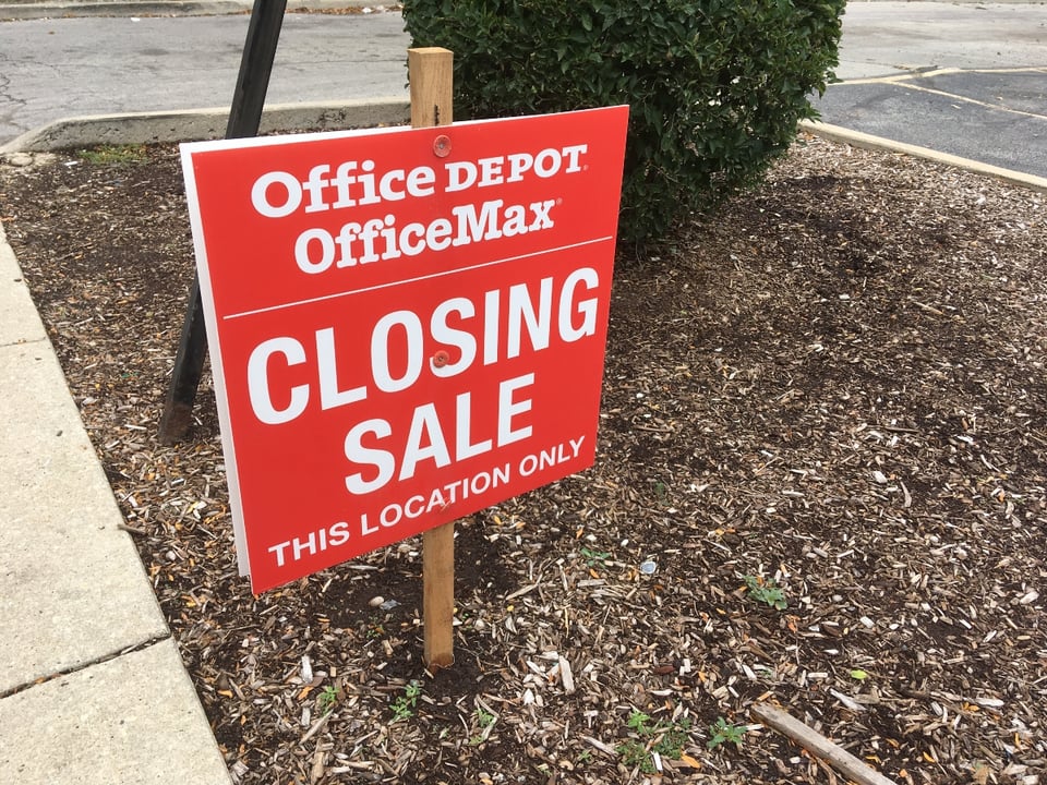 Cierre de Office Depot activa liquidación total
