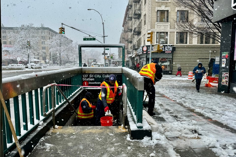Frío extremo en Nueva York entra en fase crítica