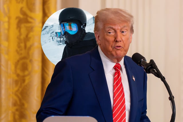Trump llama “perdedor” a esquiador olímpico de EE.UU