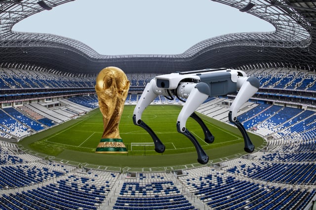 Mundial 2026: Monterrey usará perros robot en el Estadio BBVA