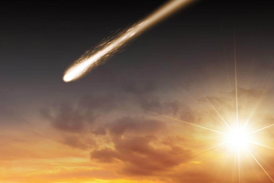 Bola de fuego en cielo de EEUU, US fireball meteor explosion March 2026