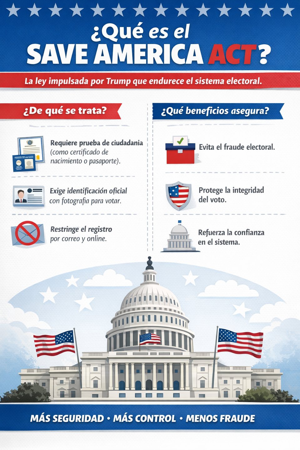 ¿Qué propone la Save America Act?
