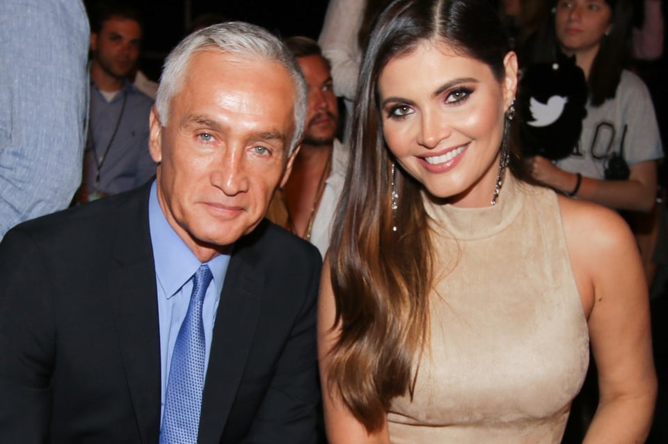 Chiquinquirá Delgado y Jorge Ramos