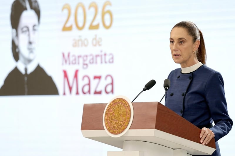 Sheinbaum pide calma ante acusaciones de Trump sobre México