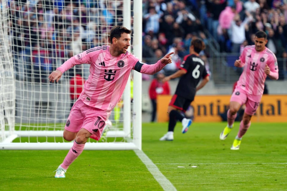 Messi marca el 899 y Inter Miami al DC United en la MLS