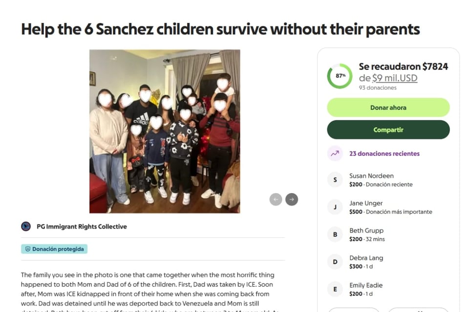 Seis niños, ICE, Venezuela MundoNOW, Venezuelan family faces ICE separation