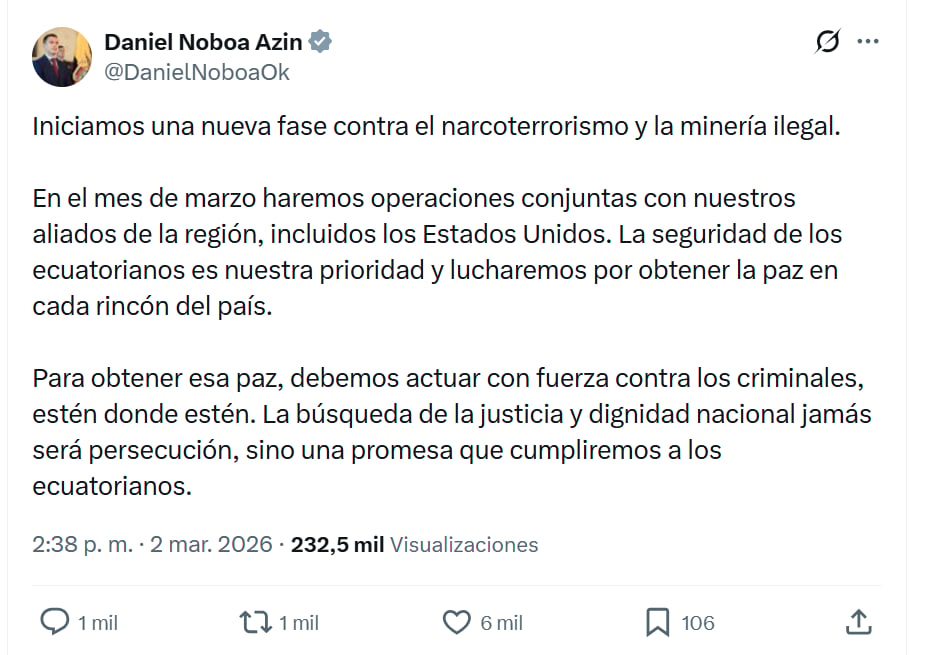 noboa, ee.uu, estados, unidos, ecuador, narcoterrorismo
