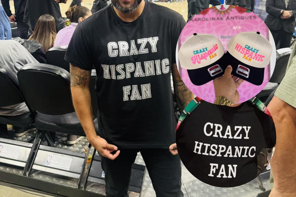 “Crazy Hispanic Fan”: polémica en la NBA se vuelve mercancía