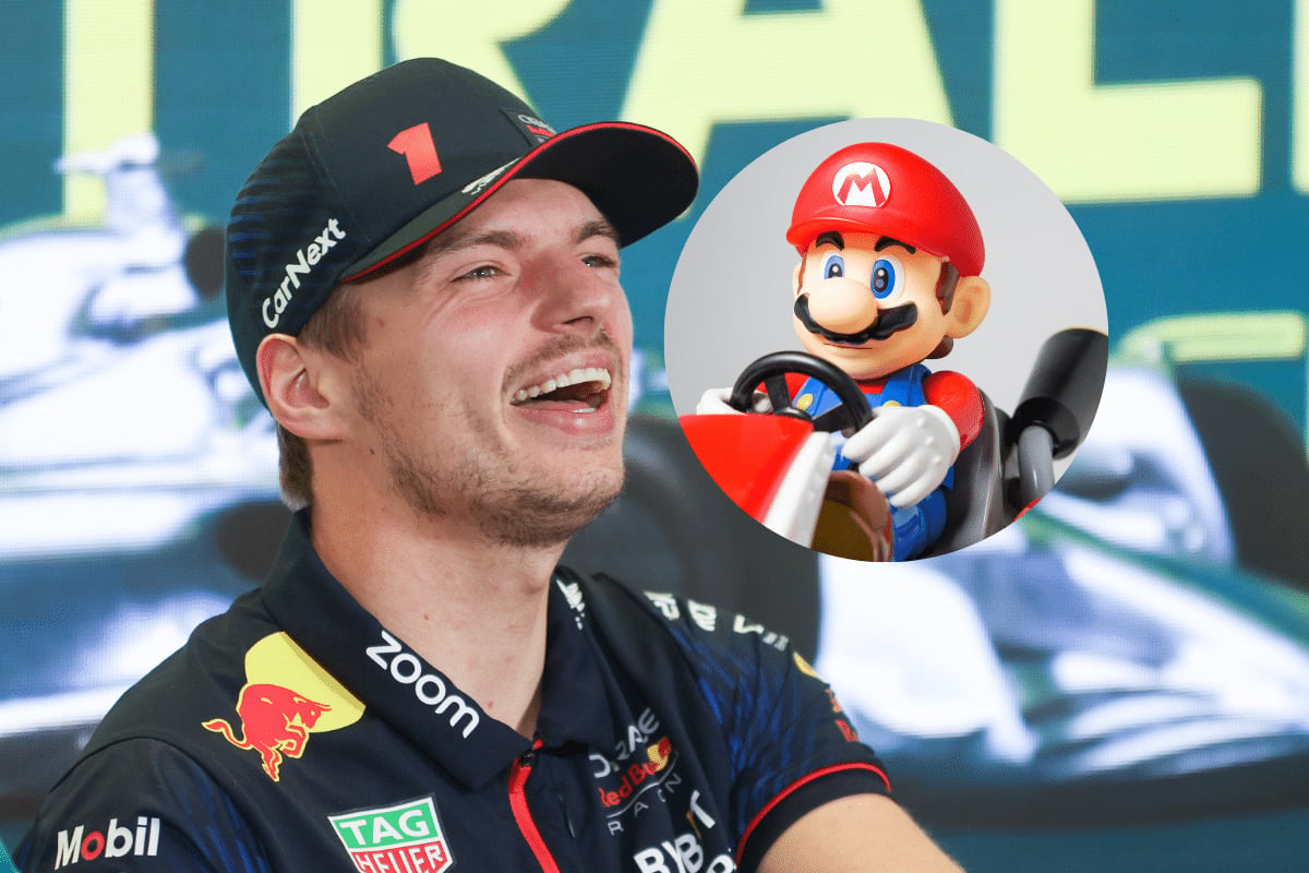 Max Verstappen bromea con “entrenar en Mario Kart”
