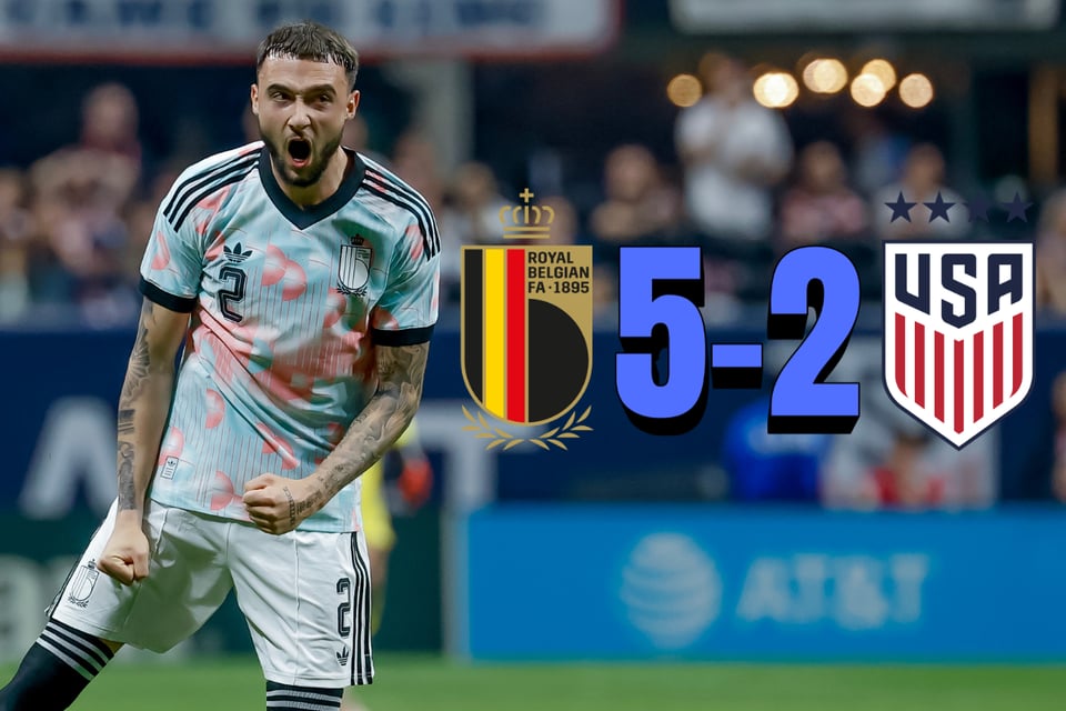 Bélgica exhibe al Team USA con goleada