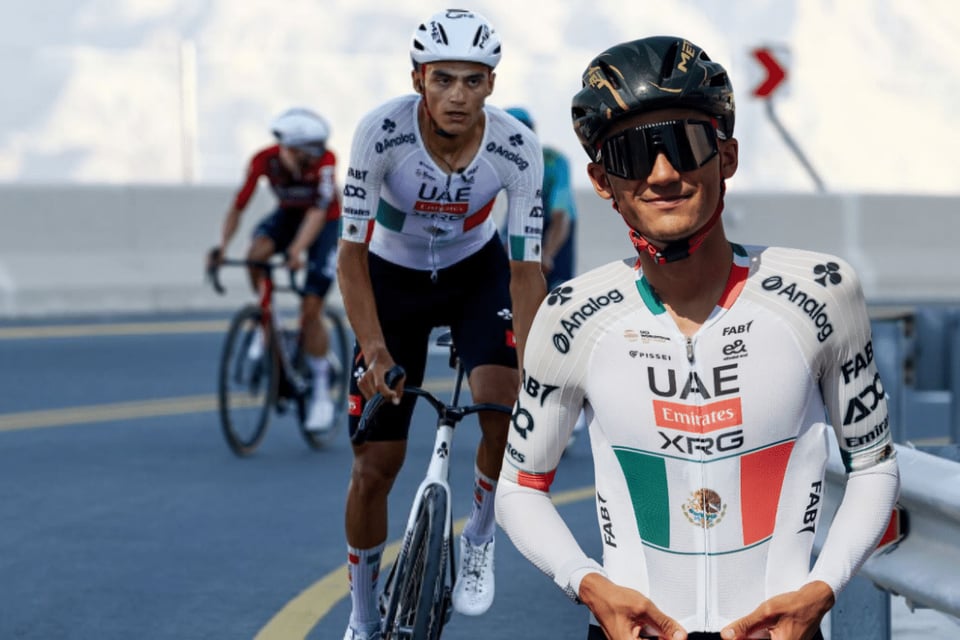 Isaac del Toro tercero en Strade Bianche