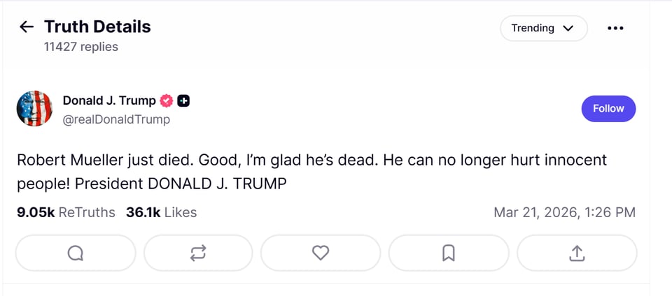 trump, reacciones, muller, polemica