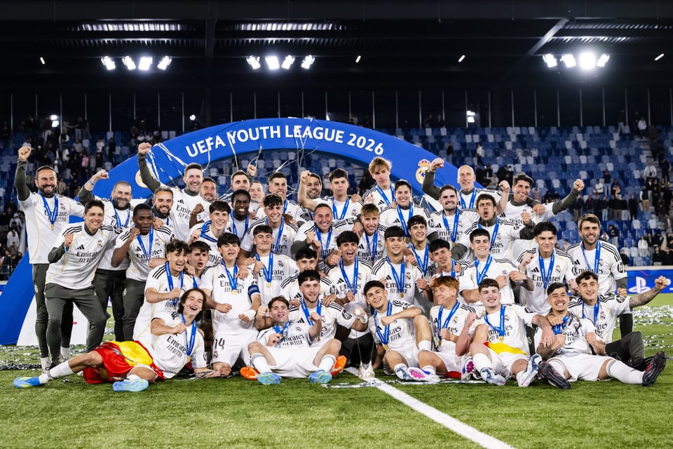 Real Madrid conquista la Youth League tras vencer a Brujas