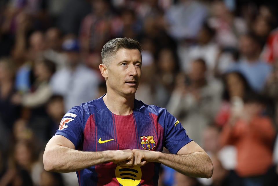 Lewandowski se despide del Barcelona