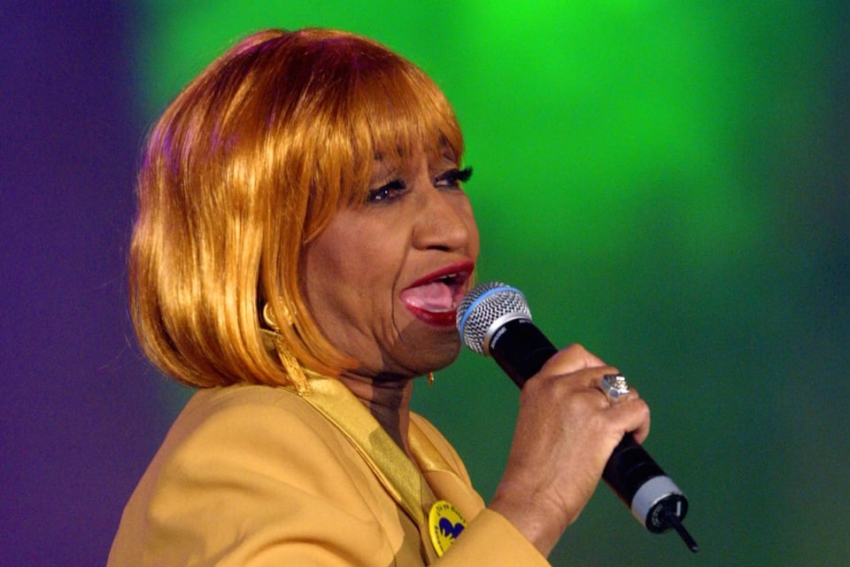 Celia Cruz en el Salón de la Fama