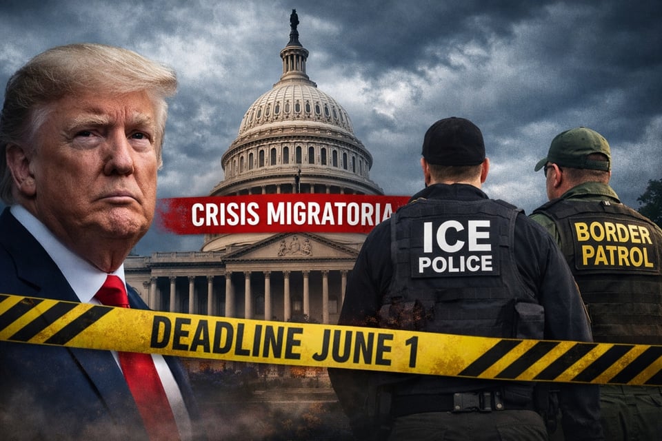 Donald Trump presiona al Congreso por financiamiento del DHS
