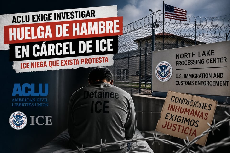 ICE niega huelga de hambre en Michigan
