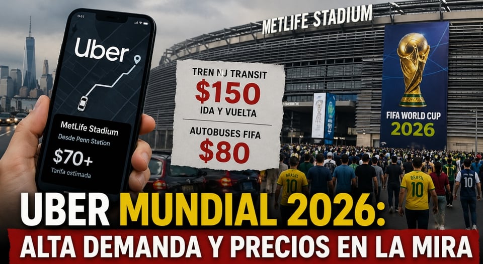 Uber anticipa alza de precios en el Mundial 2026