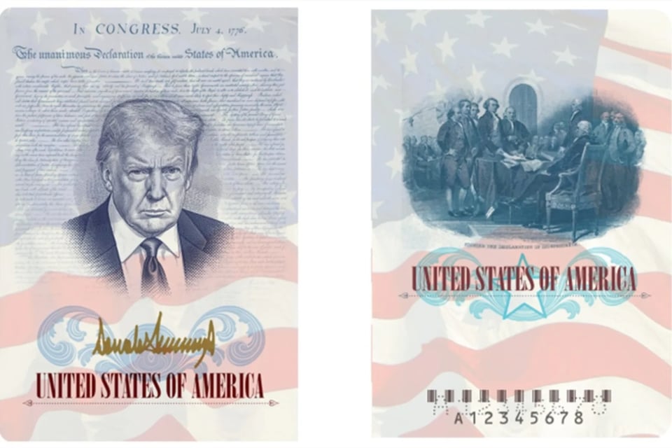 Pasaportes de EE.UU. incluirán imagen de Trump y desatan polémica