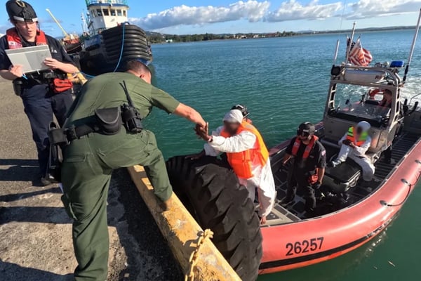 Coast Guard Intercepts Migrants in Puerto Rico and Repatriates Them Immediately