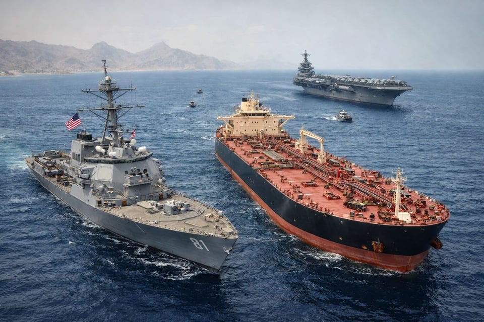 crisis energética global, Trump Blocks Strait of Hormuz
