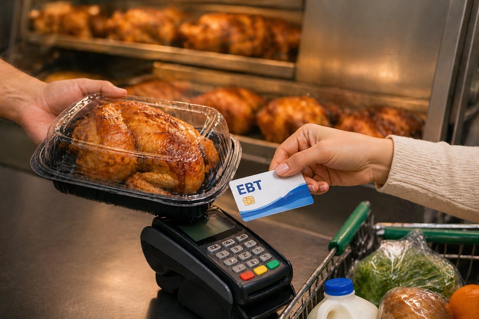 cupones de alimentos comida caliente