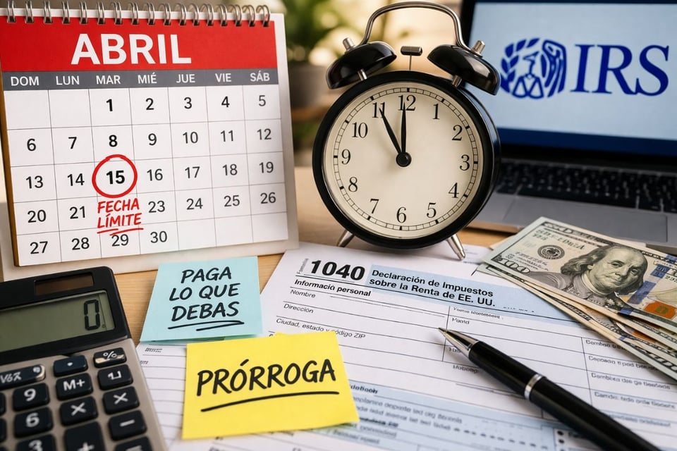 Fecha límite para declarar impuestos es el 15/04, pero ¡Puedes solicitar prórroga!