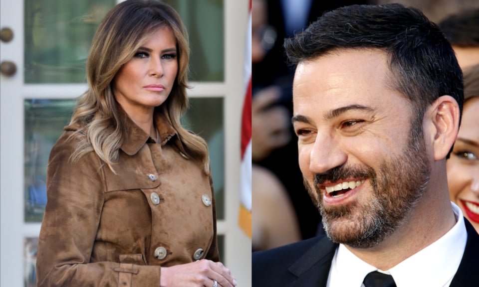 Melania Trump Calls Jimmy Kimmel “Coward,” He Fires Back and Sparks Controversy