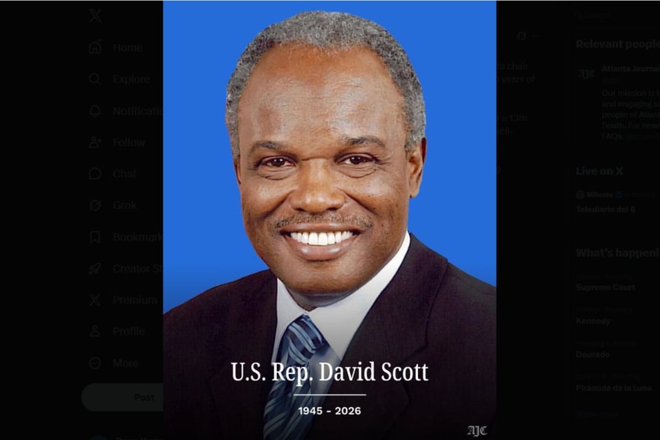 Muere, congresista, David Scott MundoNOW