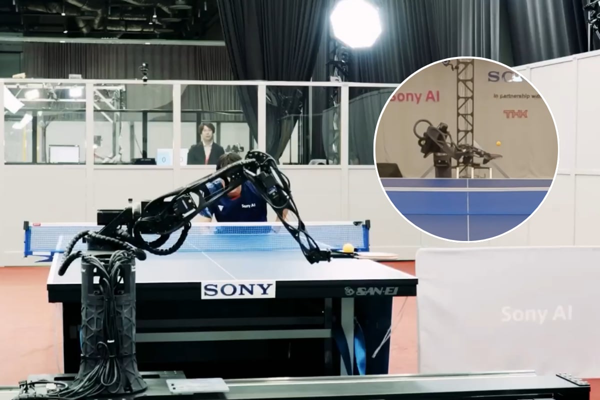 Robot de Sony vence a jugadores profesionales en tenis de mesa