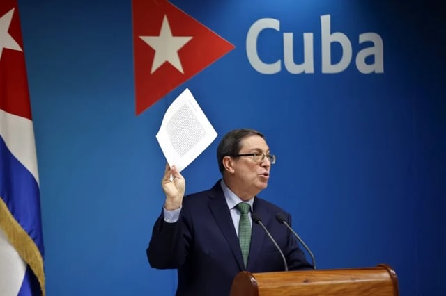 Cuba acusa a EE.UU. de inventar ayuda millonaria para justificar presión contra la isla