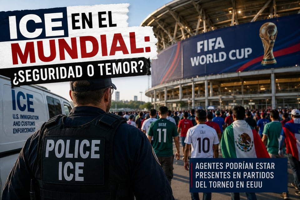 ICE estaría presente en partidos del Mundial 2026 en EE.UU.