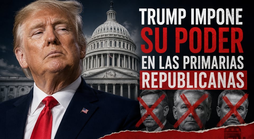 Primarias republicanas fortalecen control de Trump