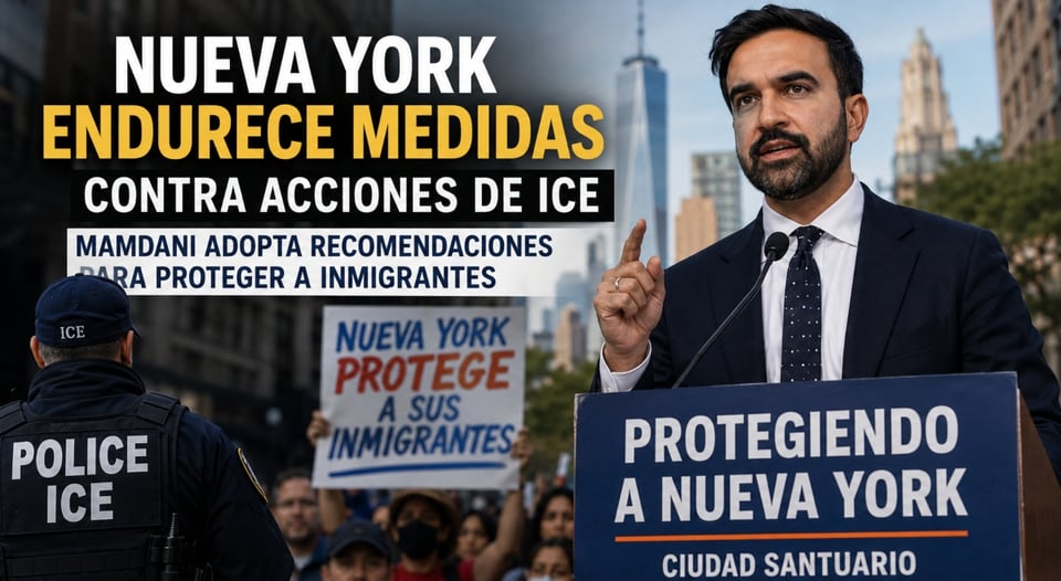 Nueva York enfrenta nuevas restricciones contra redadas de ICE