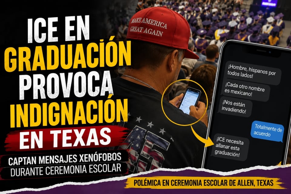 “¡ICE necesita allanar esta graduación!”: Captan comentarios antiinmigrantes durante graduación en Texas featured image