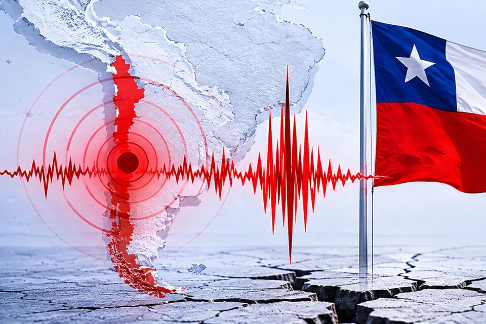 Fuerte terremoto de 6.9 sacude Chile y activa protocolos de emergencia