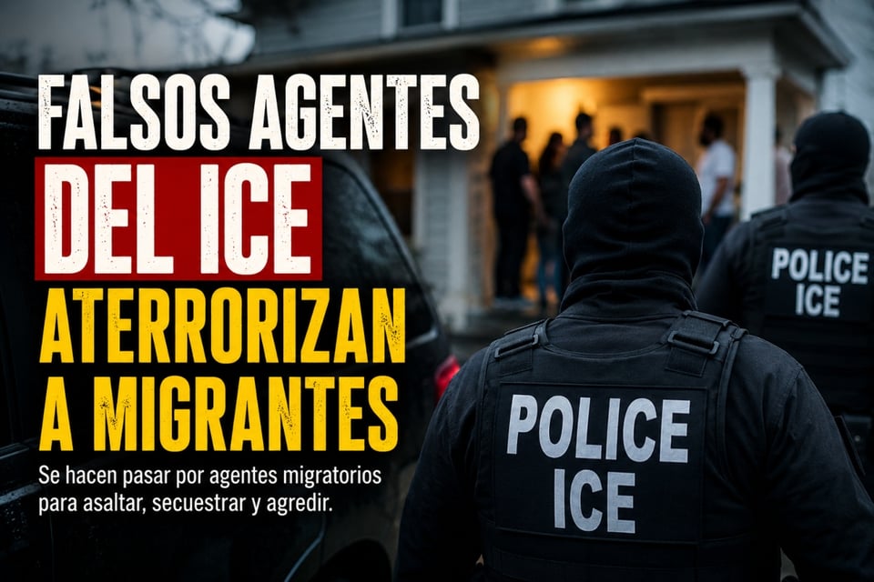 Falsos agentes del ICE siembran miedo, Fake ICE Agents Terrorize Migrants in the U.S.