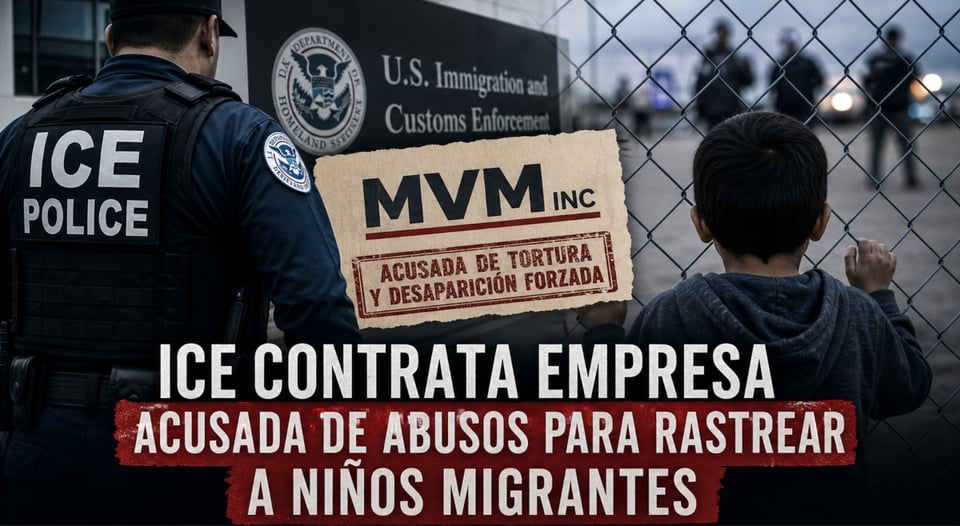 ICE contrata empresa acusada de tortura para rastrear niños migrantes