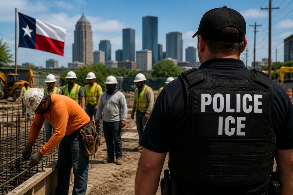 Operativos de ICE golpean empleos en Texas en pleno Día del Trabajo