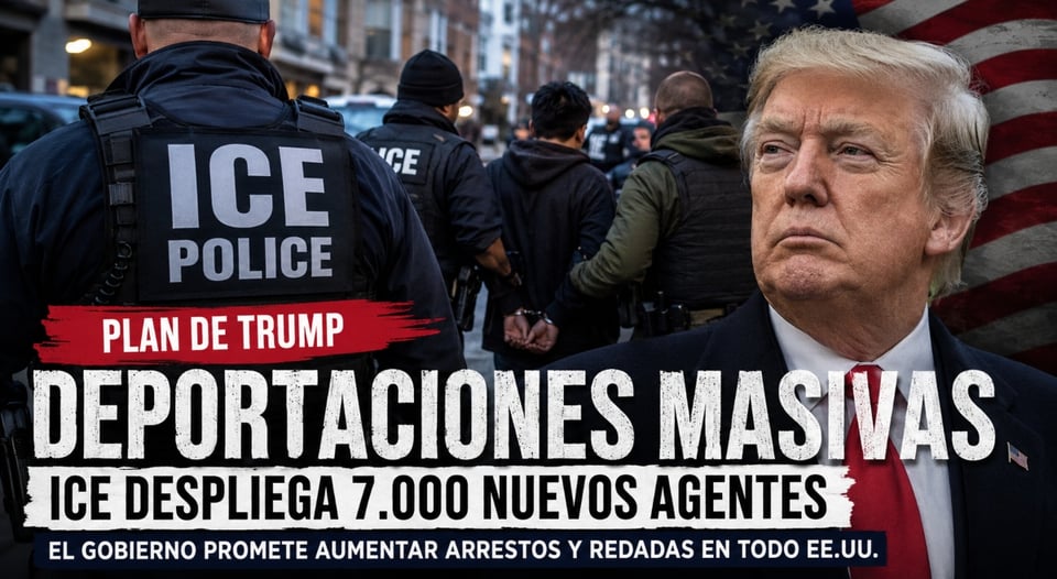 ICE aumenta deportaciones masivas en Estados Unidos