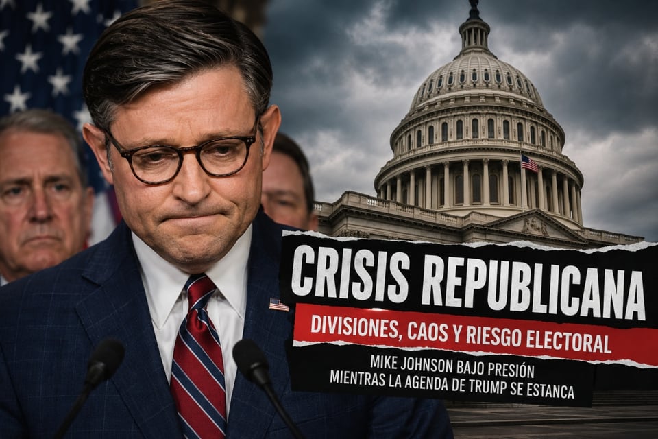 Crisis republicana complica agenda legislativa