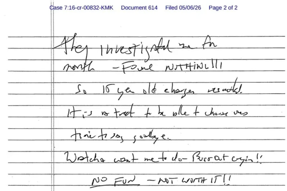 carta de Epstein, Nueva York, Un juez MundoNOW