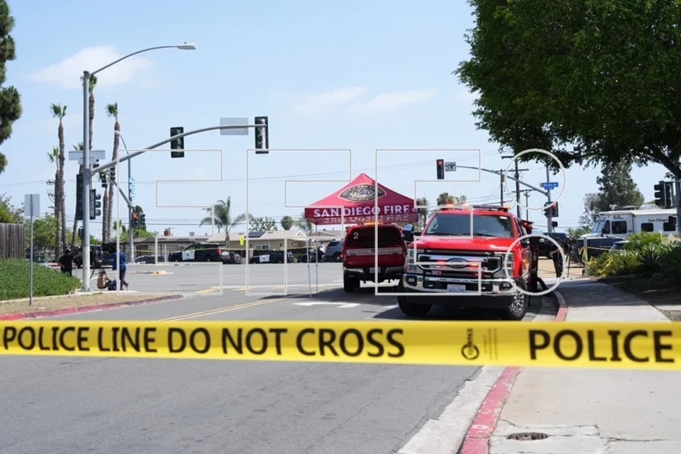 Tiroteo en mezquita de California termina con cinco muertos, incluidos los presuntos atacantes