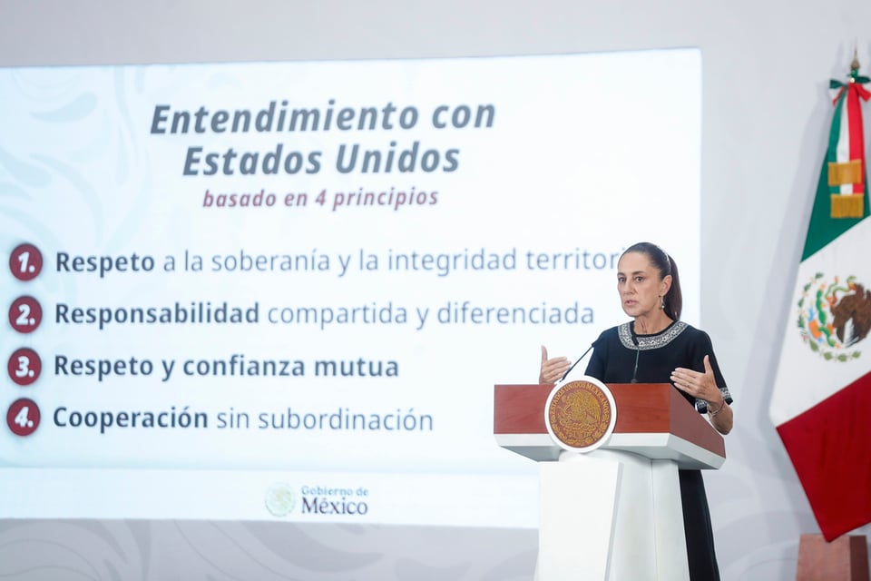 Sheinbaum le responde a Trump tras amenaza de intervención en México
