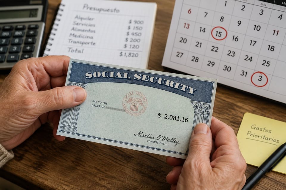 ¿Cuánto es el cheque promedio del Seguro Social para abril y mayo 2026?
