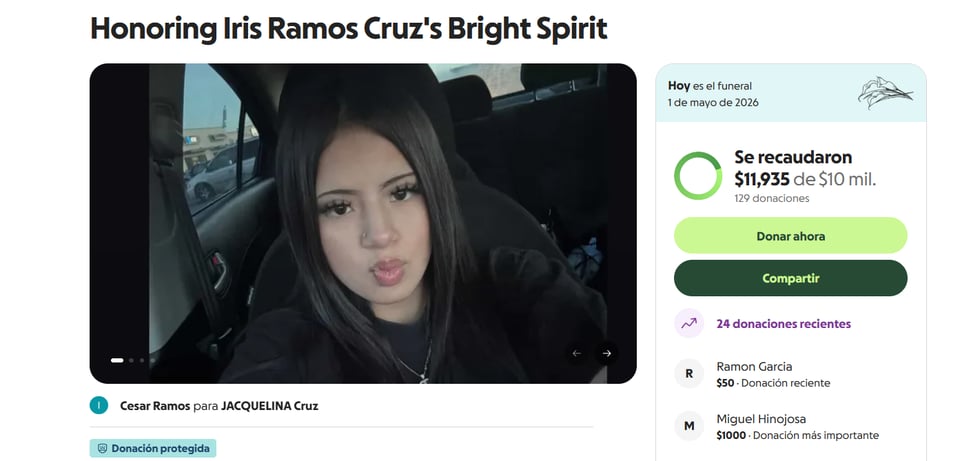 accidente, adolescentes, muerte, gofundme, familia, apoyo