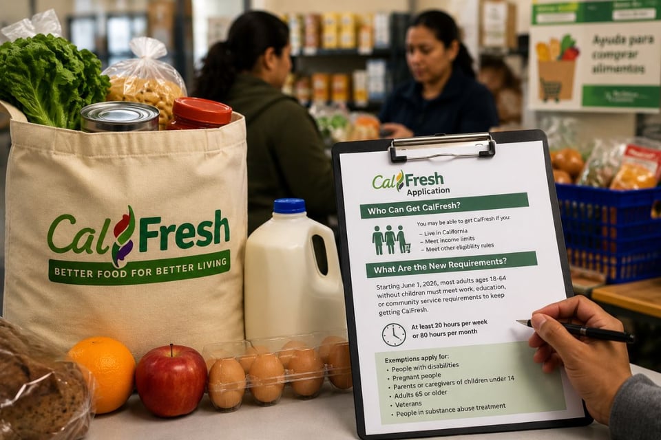 Programa de alimentos Calfresh exigirá nuevos requisitos en California: lo que debes saber